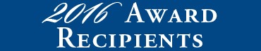 2016 Award Recipients